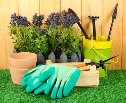 Closing illustration of gardening and privacy safeguards